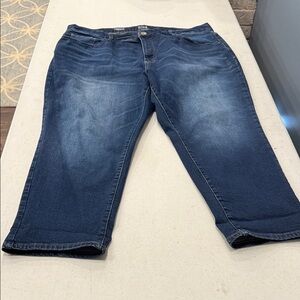 a.n.a Dark Blue High-Rise Jeans
